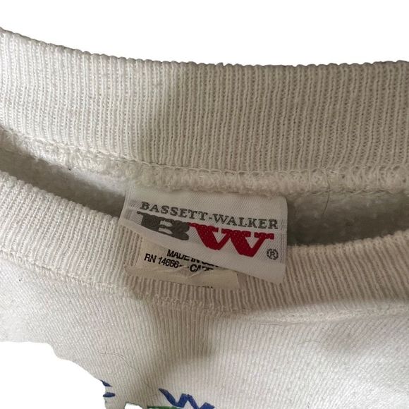 VTG 1988 Seattle Seahawks AFC Champions Crewneck Mens Large - Picture 4 of 4